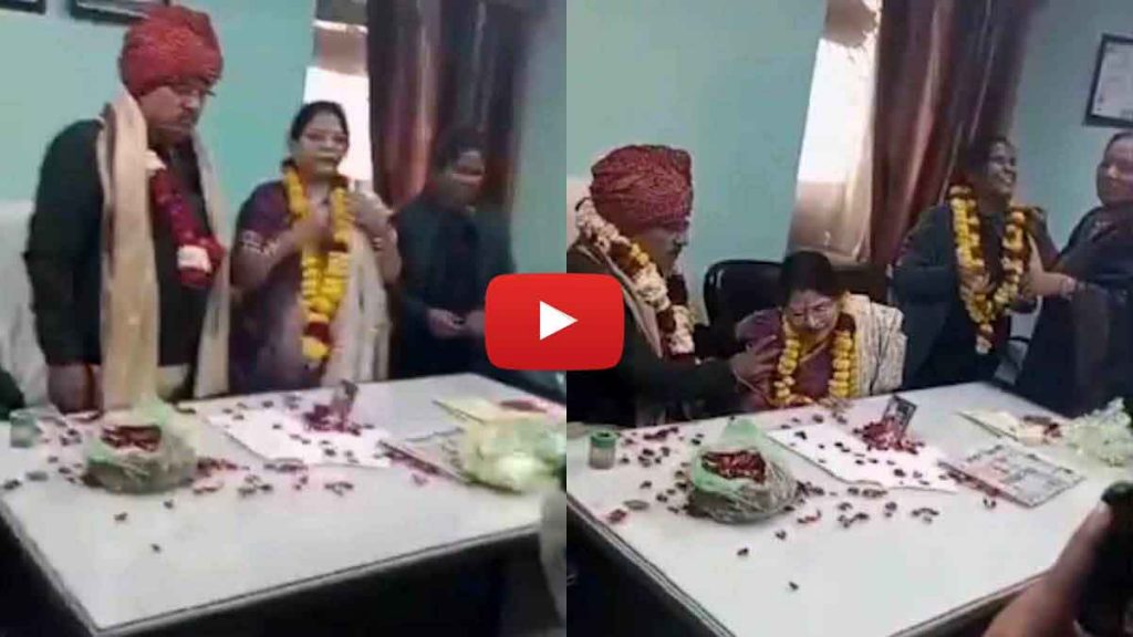 Husband took VRS due to wife's illness, wife died on the day of retirement...VIDEO