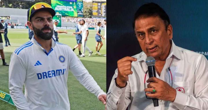 445 runs are not made in half an hour, only bad shots are made…; Sunil Gavaskar got angry with Virat Kohli