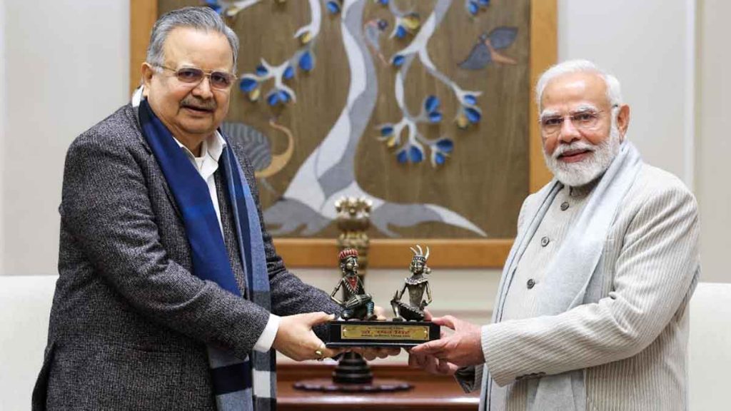 Assembly Speaker Dr Raman Singh met Prime Minister Modi, invited him to visit Chhattisgarh