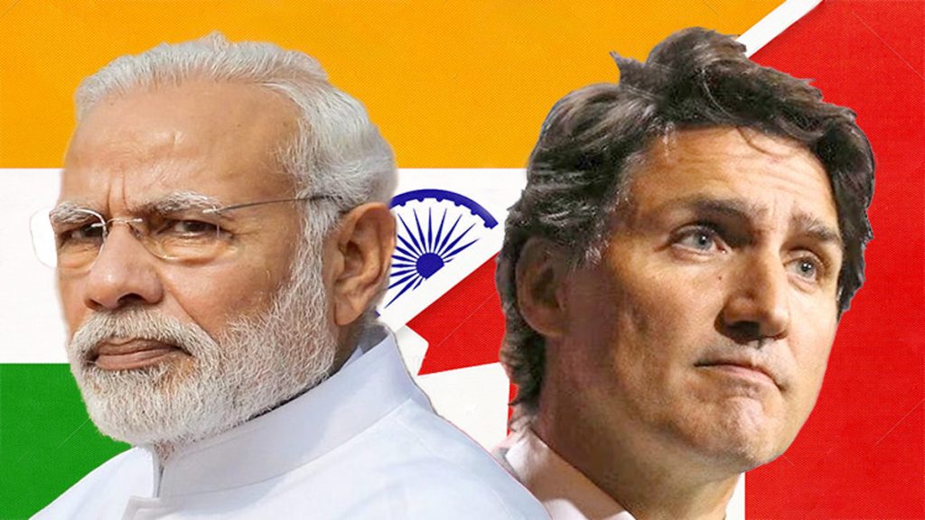 Increasing diplomatic tension between India and Canada