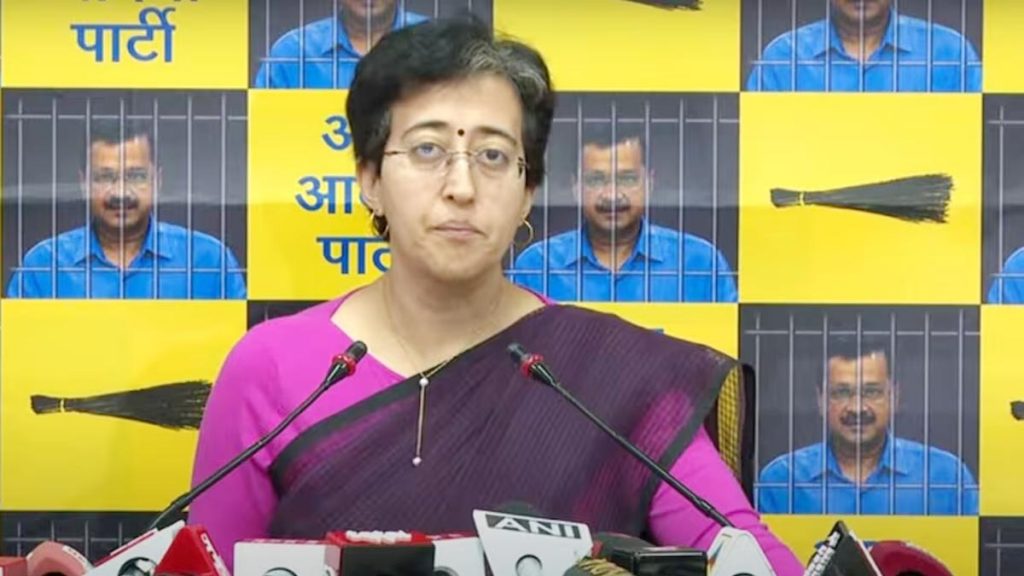 Atishi targets BJP over power cut