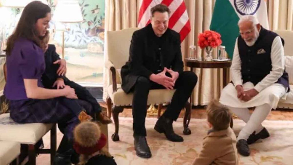 PM Modi discussed space, mobility, research with Elon Musk, spent time with Musk's children…