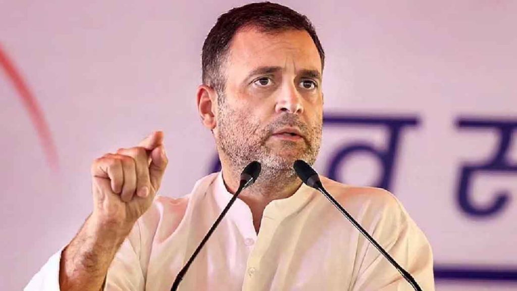 Rahul Gandhi attacks the Centre, says the government is neglecting Dalits