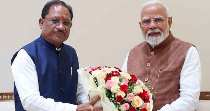 CM Vishnudev Sai met the Prime Minister, shared the outline of the proposed Chhattisgarh tour on March 30