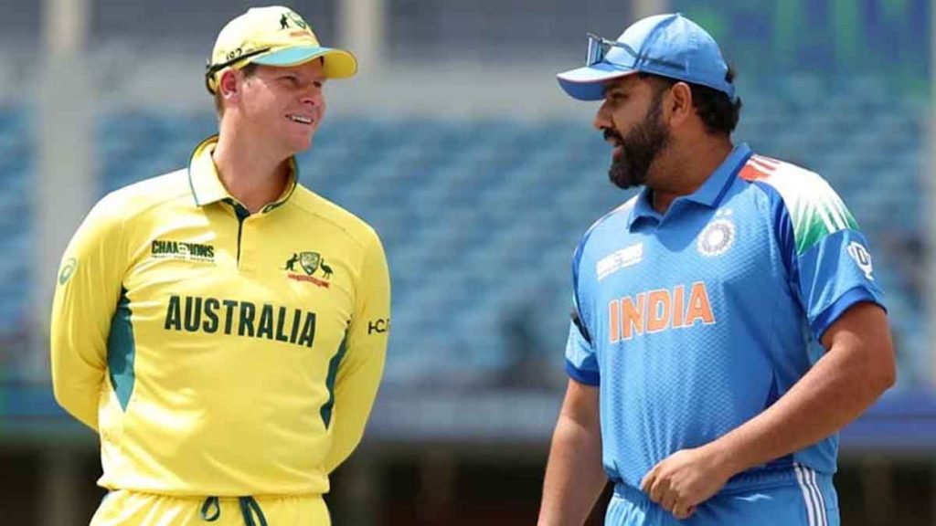 First semi-final between India and Australia, Australia won the toss…