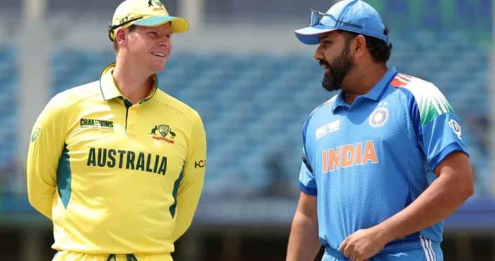 First semi-final between India and Australia, Australia won the toss…