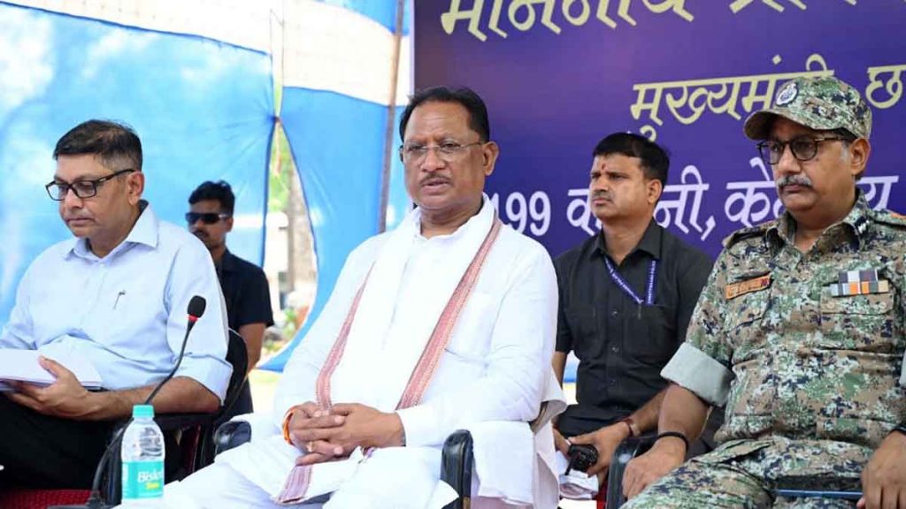 CM Sai reached Galgam, boosted the morale of the soldiers, said- Chhattisgarh is moving towards Naxal-free