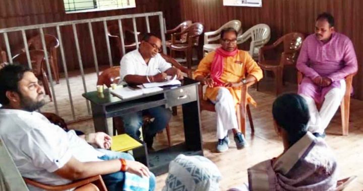 Durg Education committee meeting: Decision taken to play basketball and badminton court in Shankar Nagar water tank ground