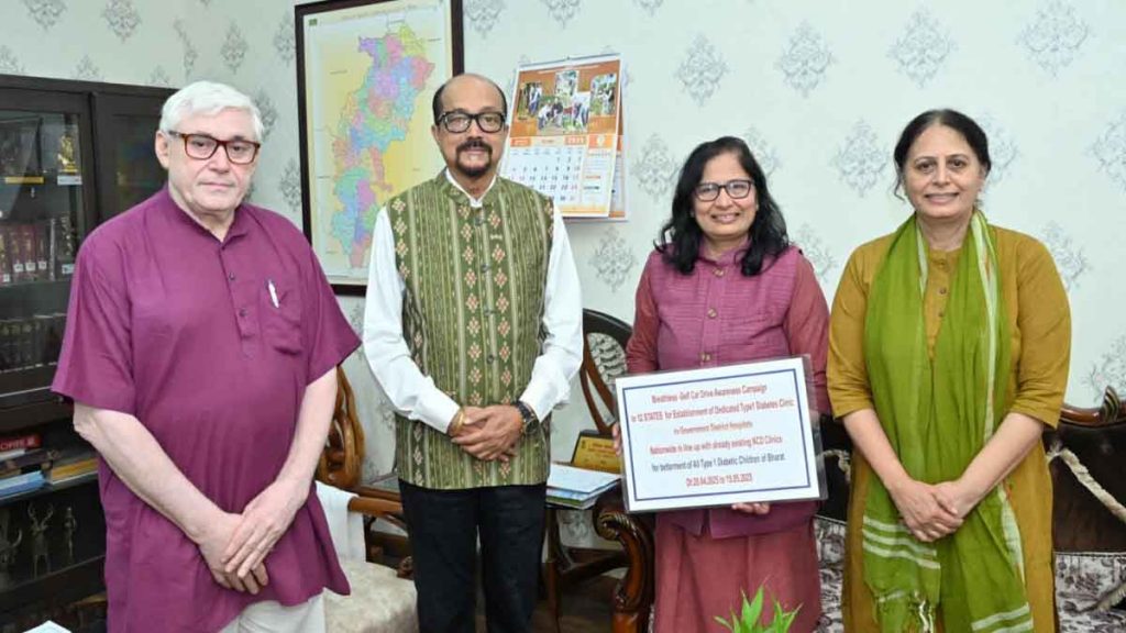 Governor Deka flagged off the awareness campaign against diabetes