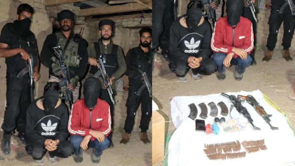 'Hybrid terrorists' are hiding in Kashmir Valley, two arrested from Shopian, AK-56 and ammunition seized!