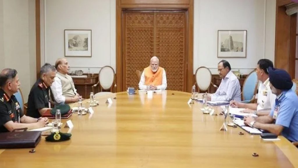 Indian Prime Minister gave a free hand to the three army chiefs