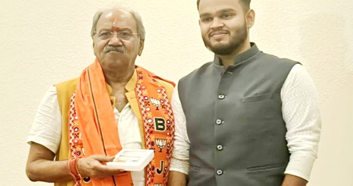 MP Brijmohan Agarwal's important contribution in the development of Chhattisgarh: Daksh Vaidya