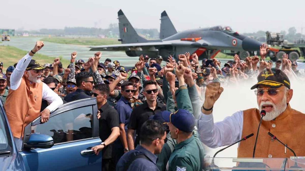 PM Modi roared from Adampur Airbase… If you cross the Laxman Rekha, you will be completely destroyed…