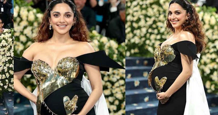 Kiara flaunts her baby bump on the red carpet of the Met Gala