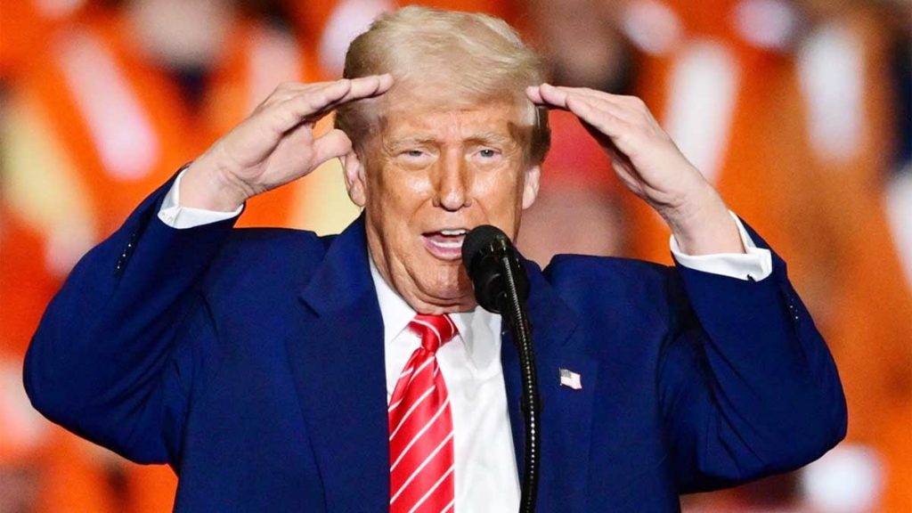 Donald Trump caught in his own trap