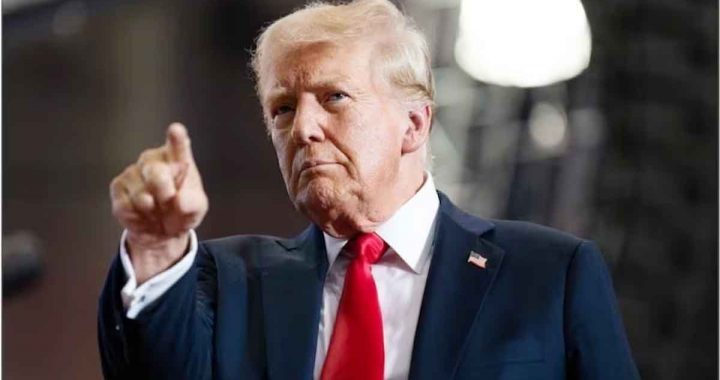 Trump once again turned his back