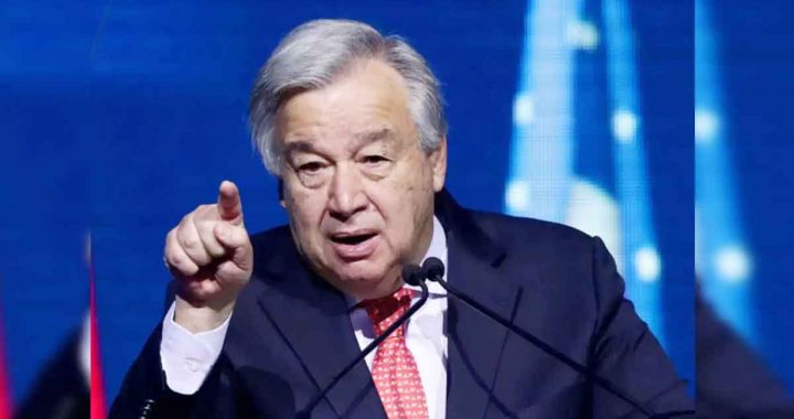 Guterres said- India adopted the path of causing economic damage to Pakistan