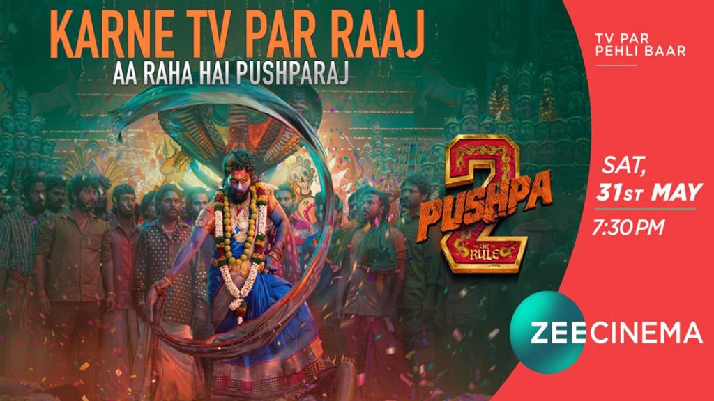 Zee Cinema brings the television premiere of ‘Pushpa 2’