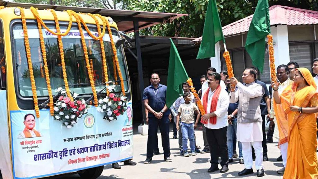 The journey of education will now be easier for visually and hearing impaired children: CM Sai