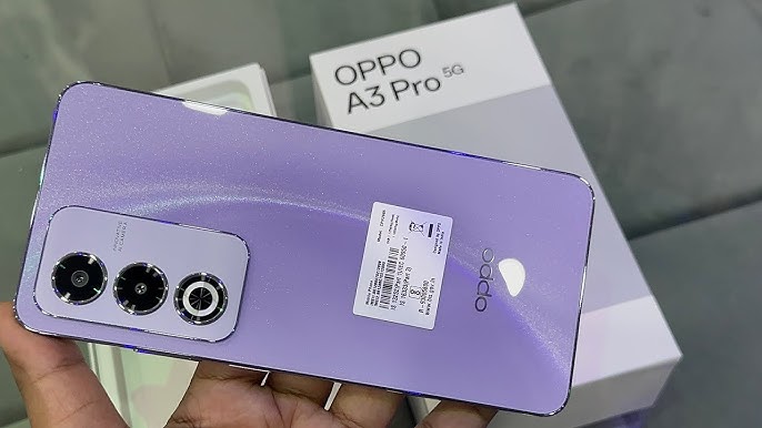 256GB इंटरनल स्टोरेज और DSLR कैमरा क्वालिटी वाला OPPO का सबसे सस्ता और अच्छा OPPO A3 Pro 5G Smartphone