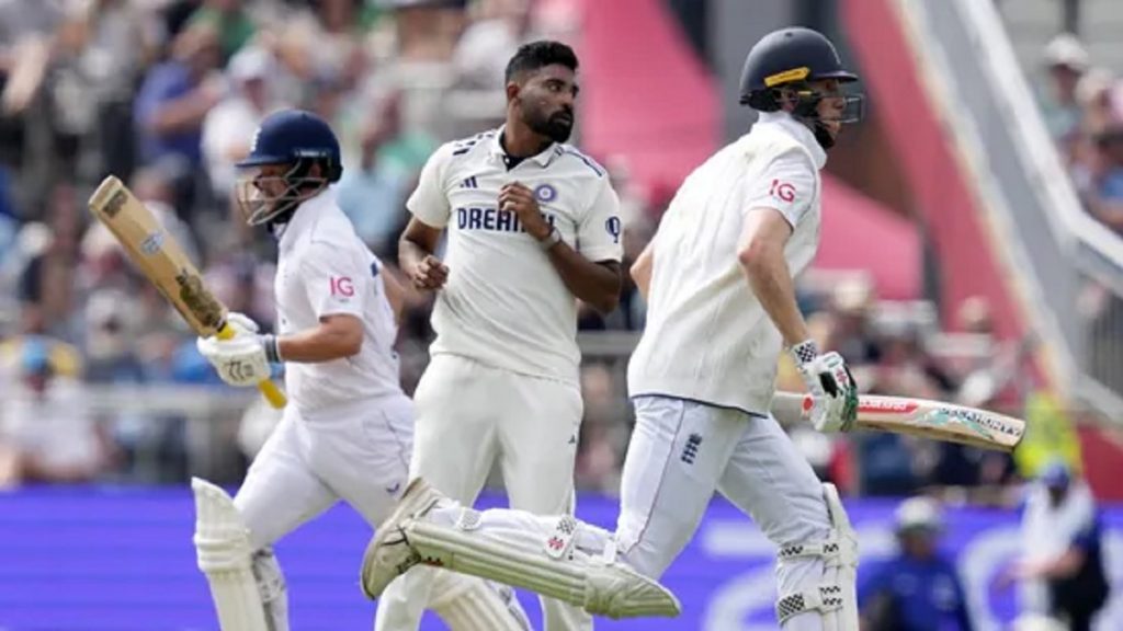 India VS England Manchester Test