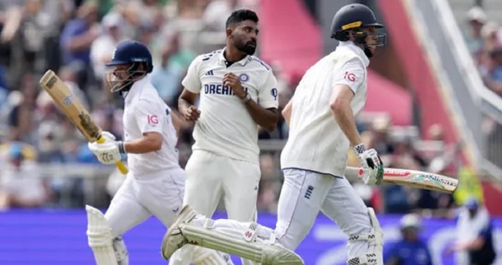 India VS England Manchester Test