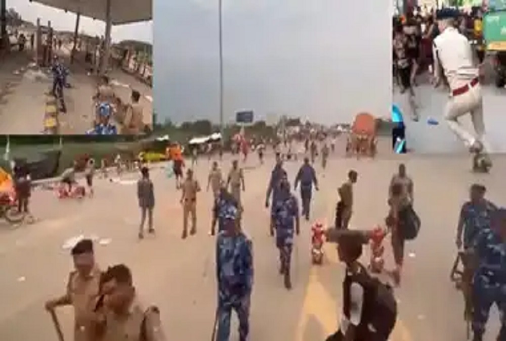 Kanwar pilgrims jammed the highway