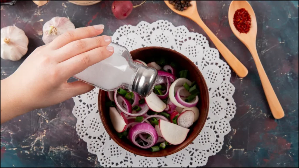 Poison settled in the plate…salt which enhances the taste…is now shortening life