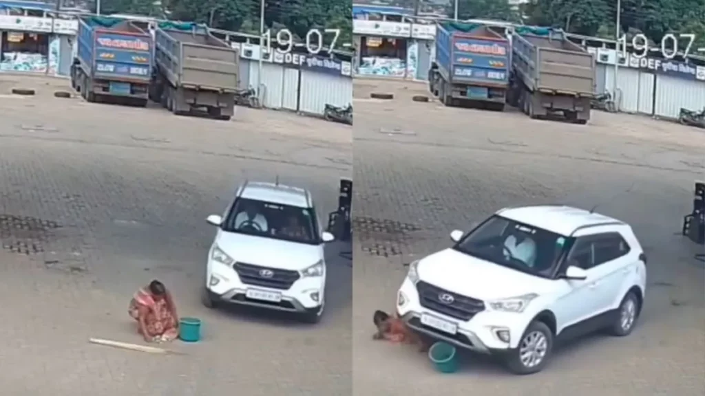 Petrol Pump Accident Viral Video