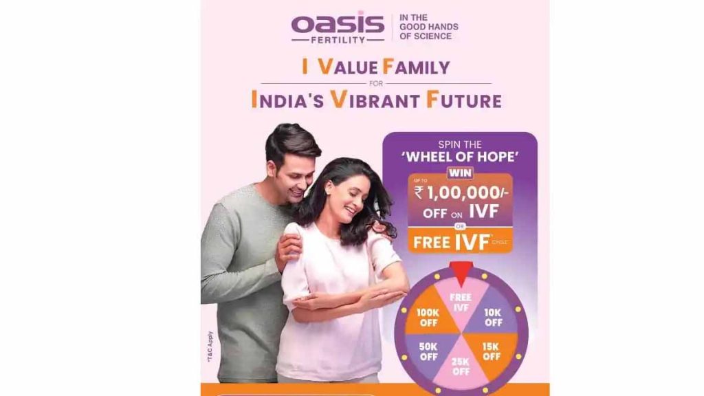 A unique initiative to make dreams come true with Oasis Fertility