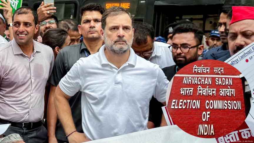 Election Commission and opposition face to face