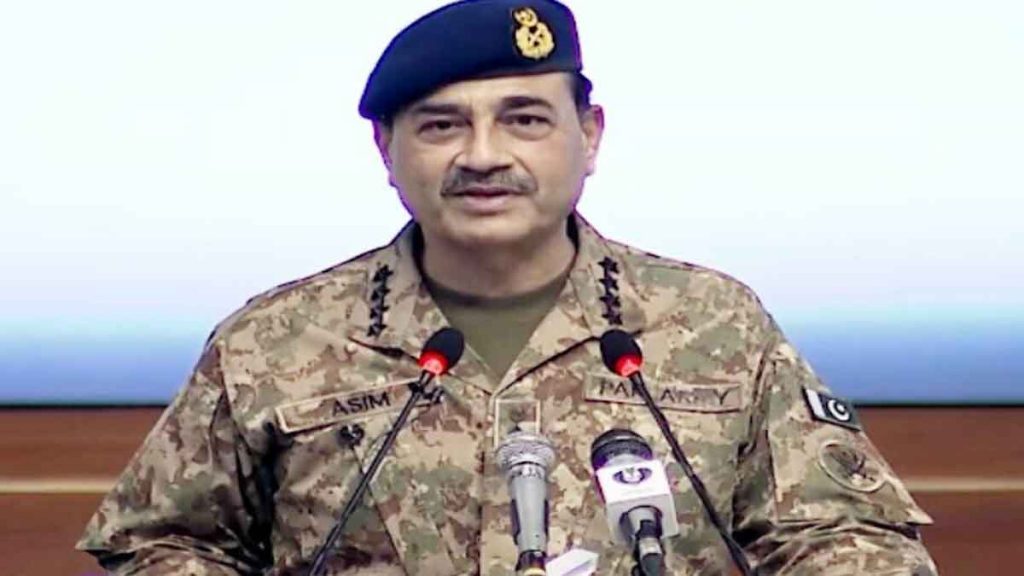 Once again Pak Army Chief spoke big