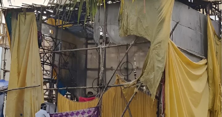 Durga Pandal Fire