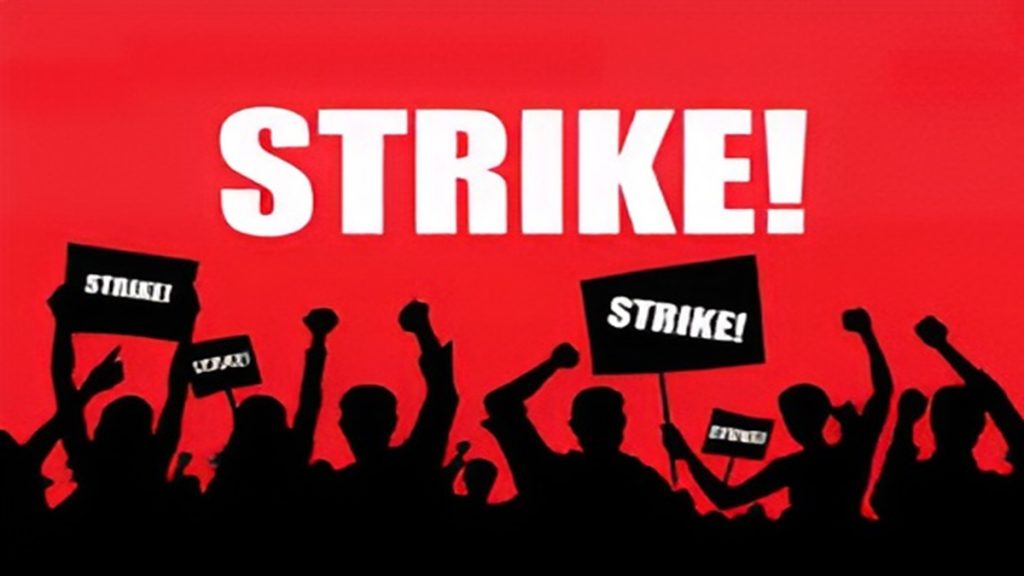 Power Company Employees Protest
