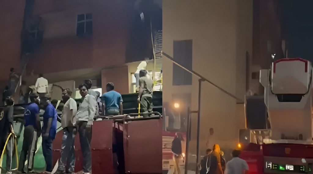 Hospital fire