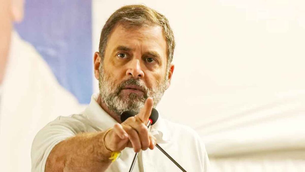 Rahul's statement creates uproar