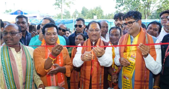 CM Vishnudev Sai participated in the altar worship of Raneshwar Ramchandi Temple in Jhagpur.