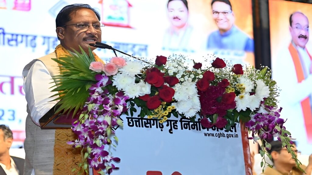 CM Vishnu Deo Sai Housing Launch