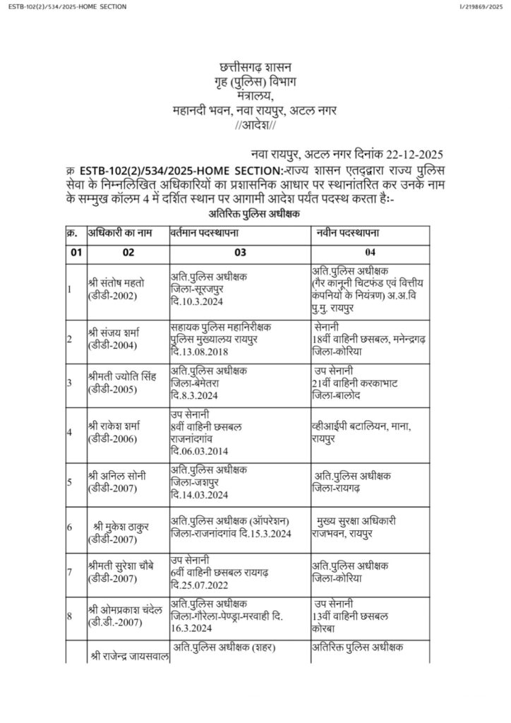 State Police Service Transfer 