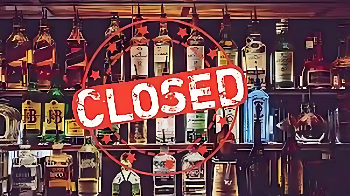 Liquor Shop Closed