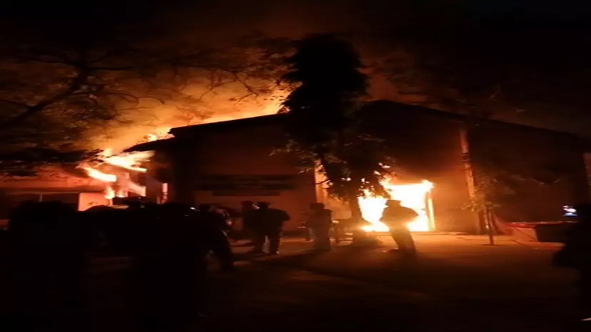 Raipur DEO Office Fire