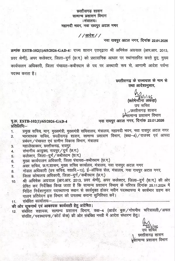 Vishnu Deo Sai Advisor Appointment