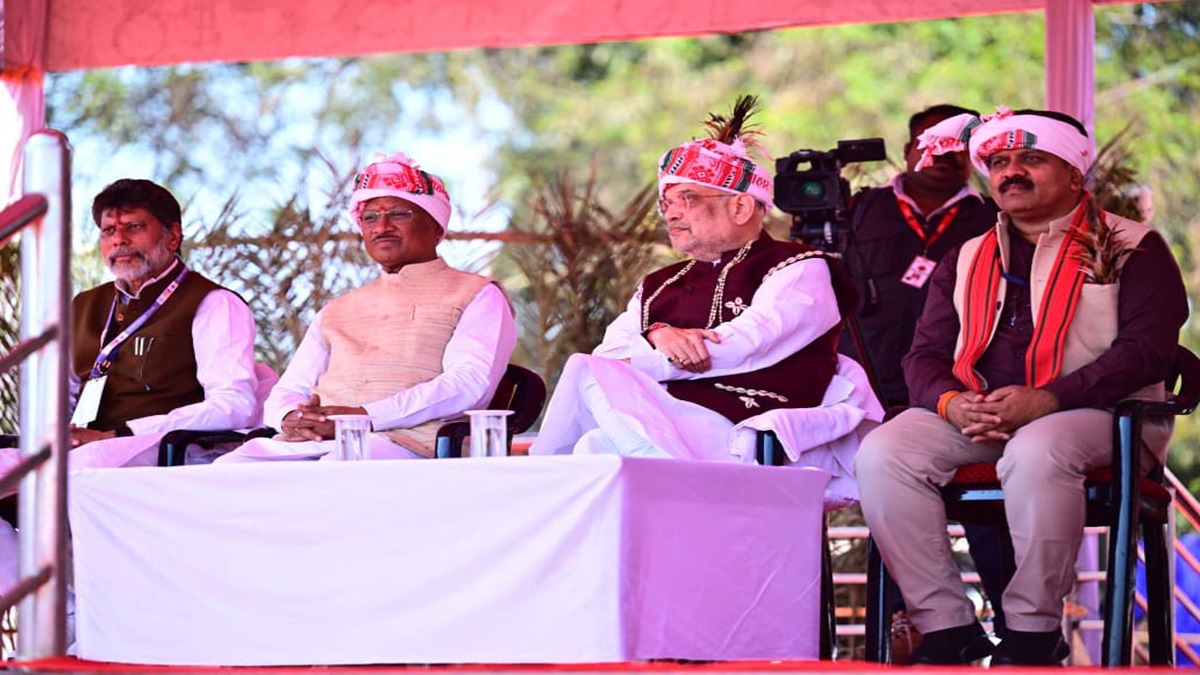 Amit Shah Bastar Program