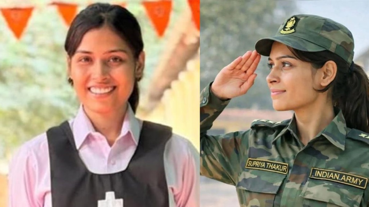 Indian Army Lieutenant Woman