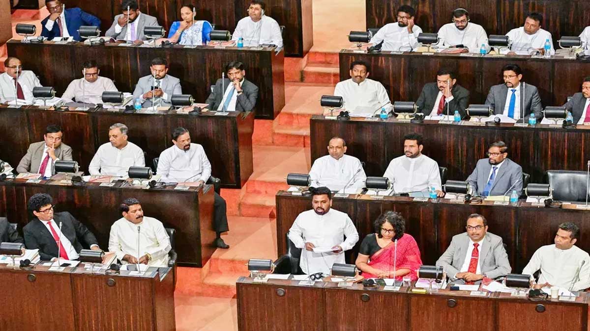 Sri Lankan MPs deserve praise