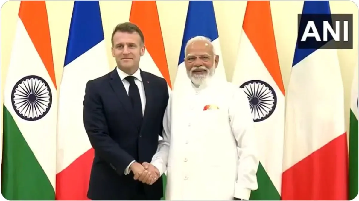 Modi Macron Meeting