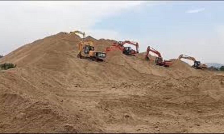 Illegal Sand Mining Action