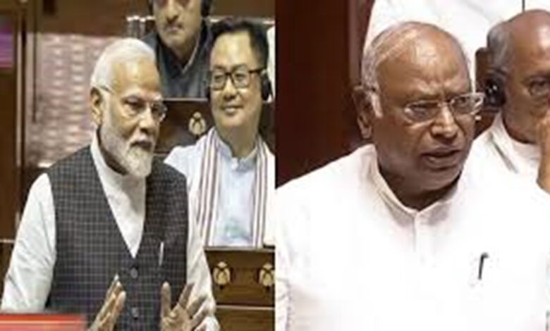 Mallikarjun Kharge speech Rajya Sabha
