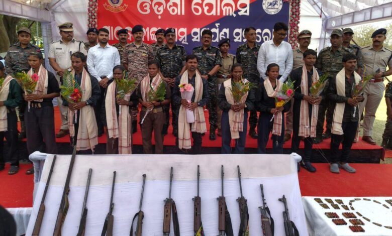 Odisha Maoist Surrender