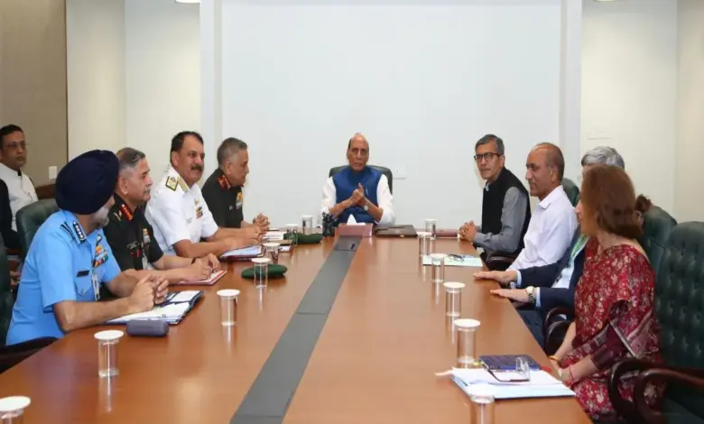 Rajnath Singh Meeting